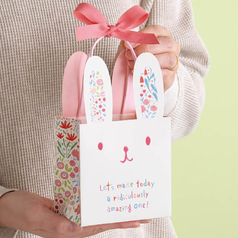 ラッピング用品 CYU-M1P クレヨンダイカットペーパーバッグ-1/ウサギ(20枚) ヘッズ