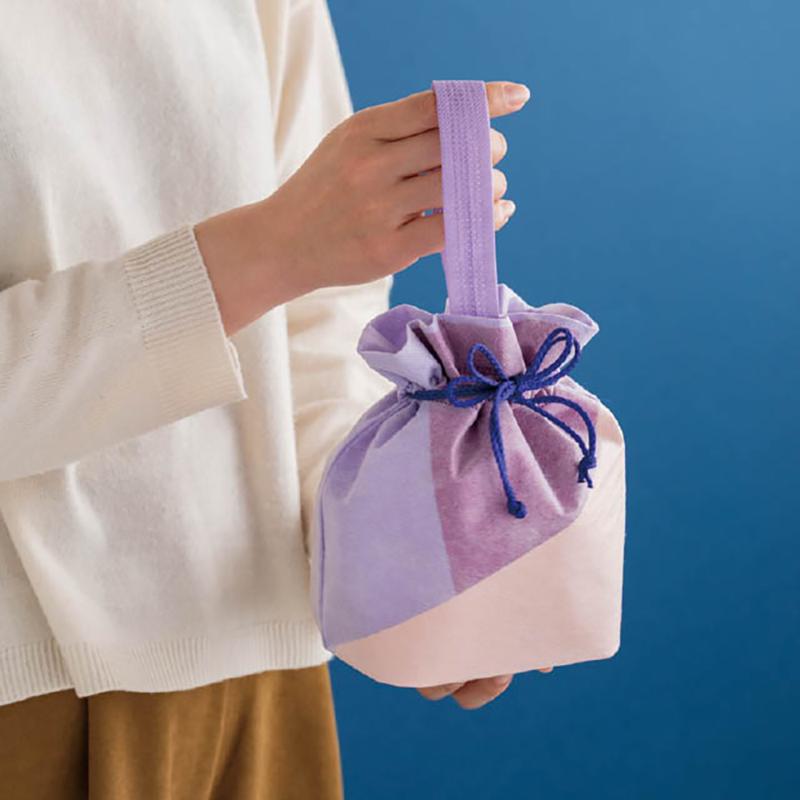 ラッピング用品 WFK-BM1 和風不織布巾着バッグM-1(20枚) ヘッズ