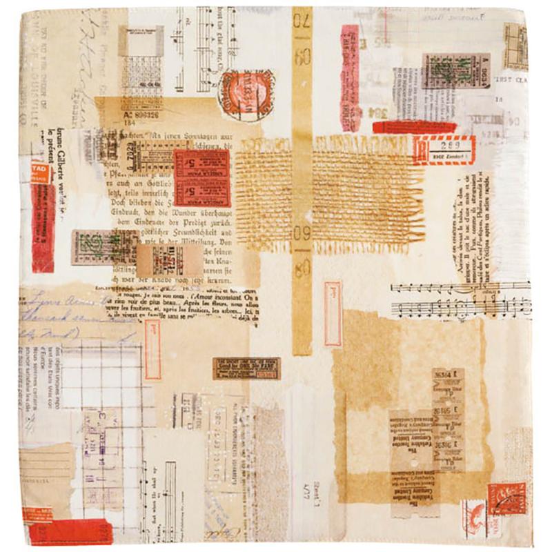 ギフト資材 CTN-FUR3 コットン風呂敷-3/コラージュ(10枚) ヘッズ