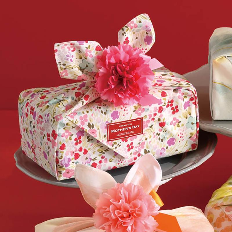 ギフト資材 CTN-FUR5 コットン風呂敷-5/ラフィネ(10枚) ヘッズ