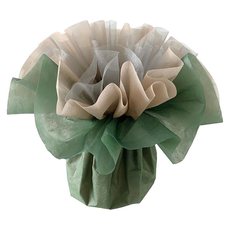 ラッピング資材 FSD-WM5 フロットンスタンディングブーケラッピングM-5/グリーン(10枚) ヘッズ