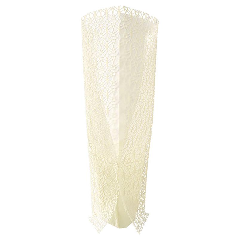 ラッピング資材 LSD-WM1 レーススタンディングブーケラッピングM-1/アイボリー(10枚) ヘッズ