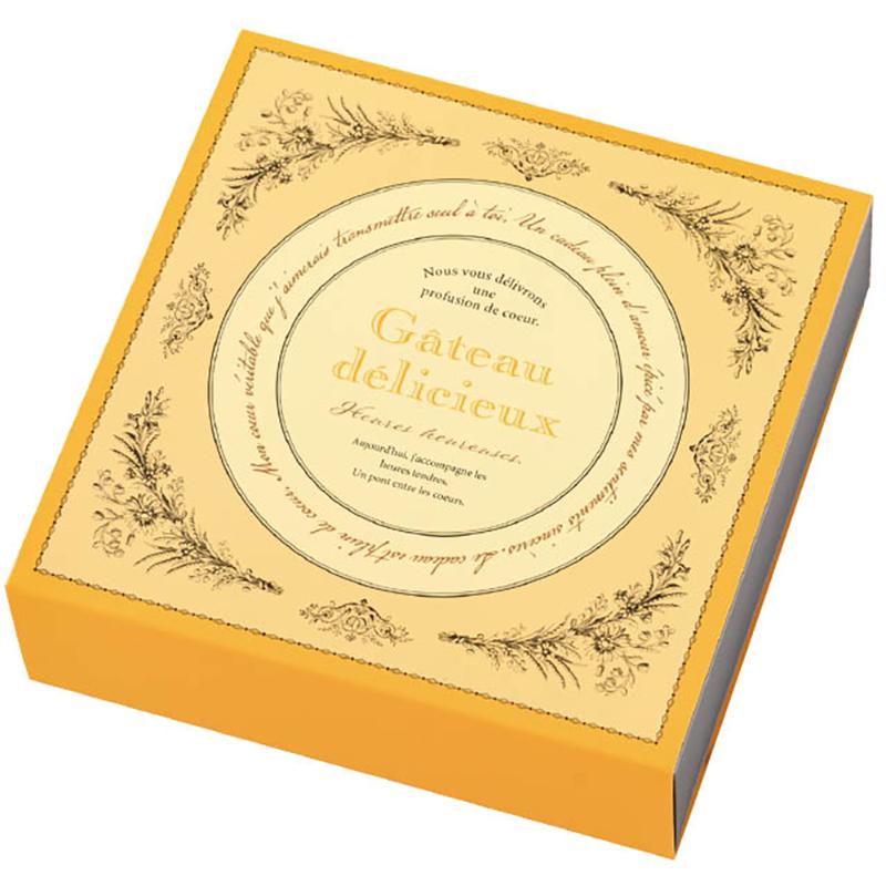 ギフト箱 EFL-SB1 エレガントフィーユスリーブボックス/オレンジ(10枚) ヘッズ