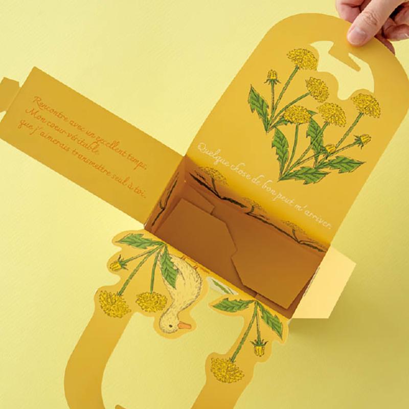 ギフト箱 FAA-DB1 フラワーアニマルダイカットボックス-1/アヒル(10枚) ヘッズ