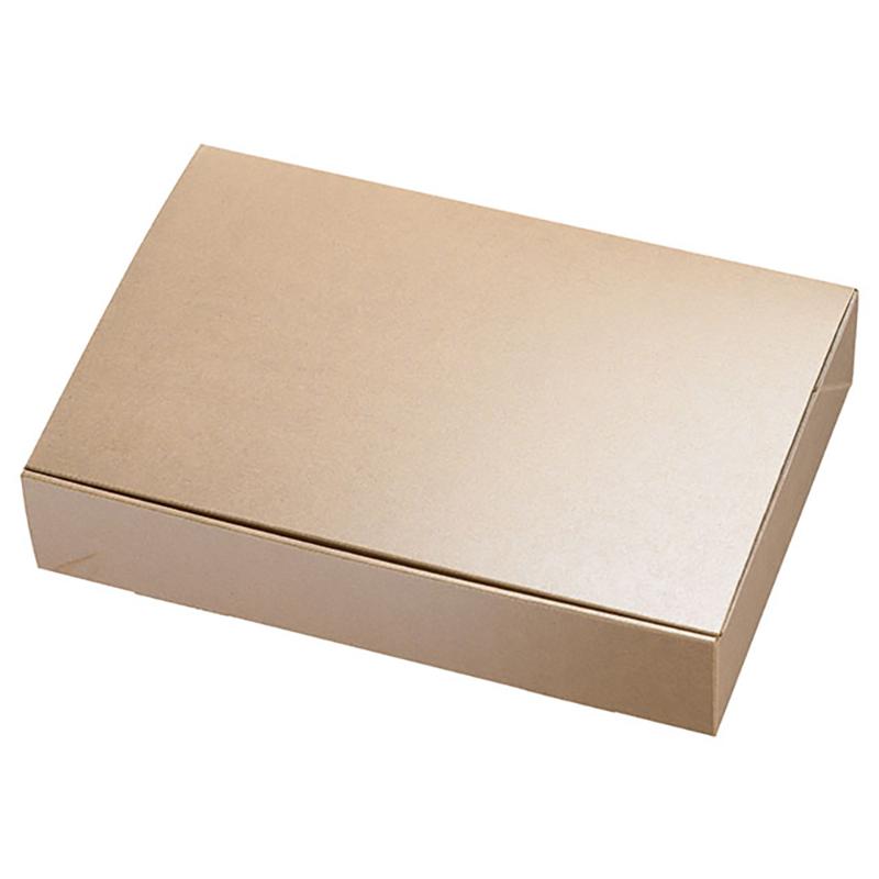 ギフト箱 MTB-GB1 無地ワンタッチギフトBOX-1/メタリックベージュ(20枚) ヘッズ