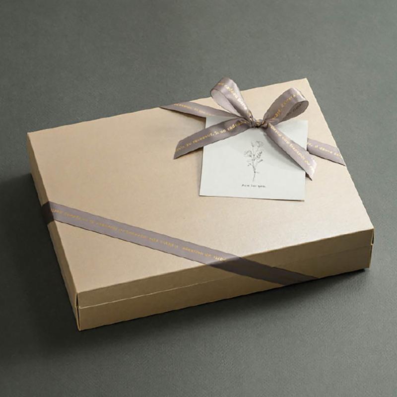 ギフト箱 MTB-GM 無地メタリックベージュギフトBOX-M(10枚) ヘッズ