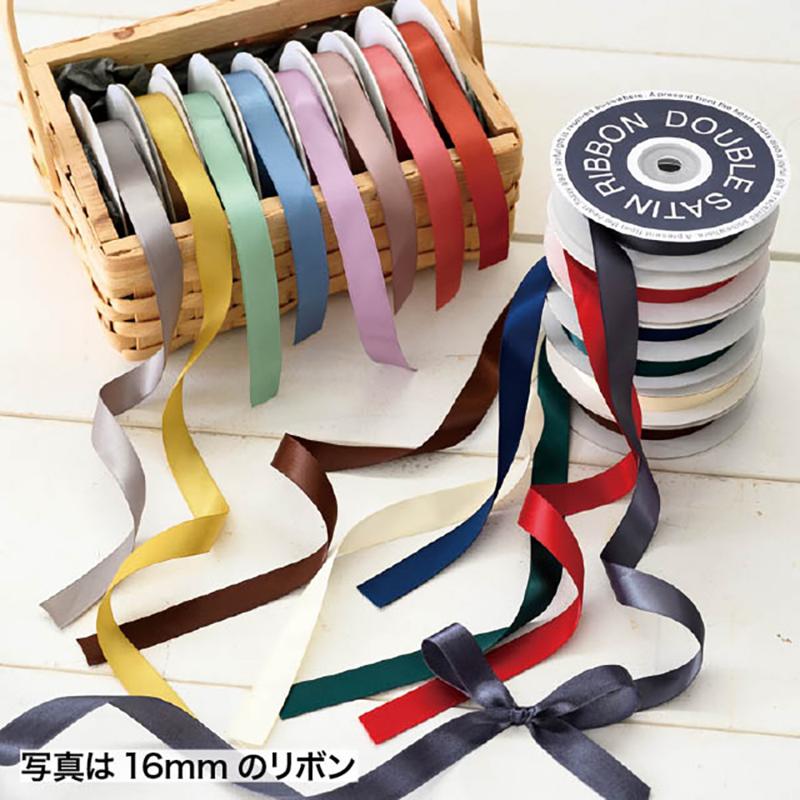 ギフト資材 DS0613R 両面サテンリボンICEBEIGE6mm(1巻) ヘッズ