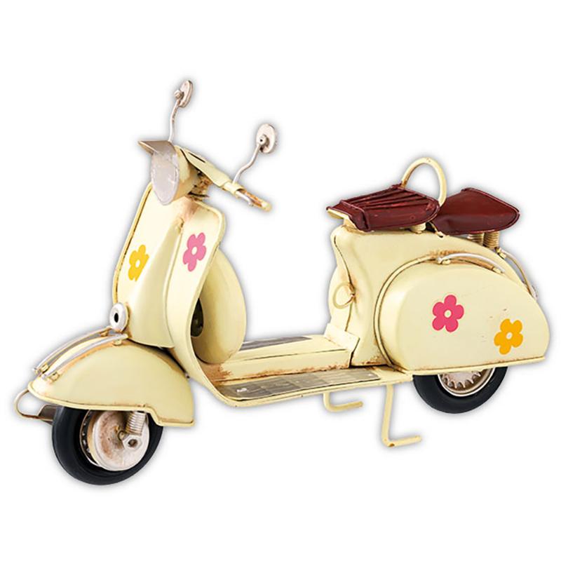 ディスプレイ雑貨 BRZ-INT7 インテリアブリキスクーター-7 ヘッズ