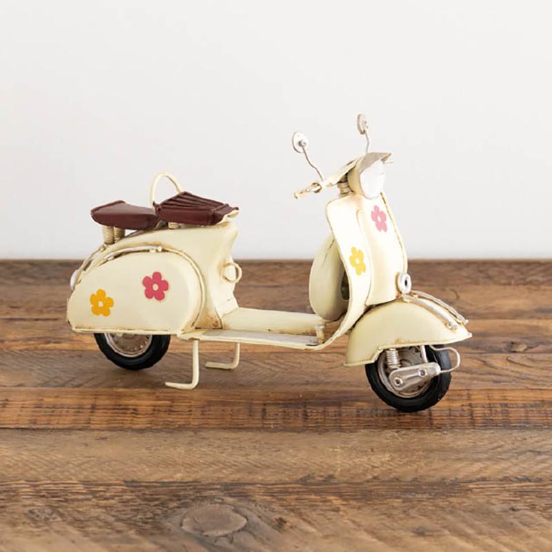 ディスプレイ雑貨 BRZ-INT7 インテリアブリキスクーター-7 ヘッズ