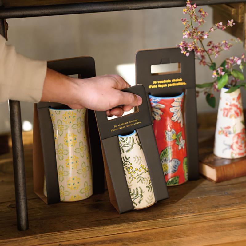 花器 HNP-FB29 ハンドメイドプリントフラワーベース-29(2個) ヘッズ