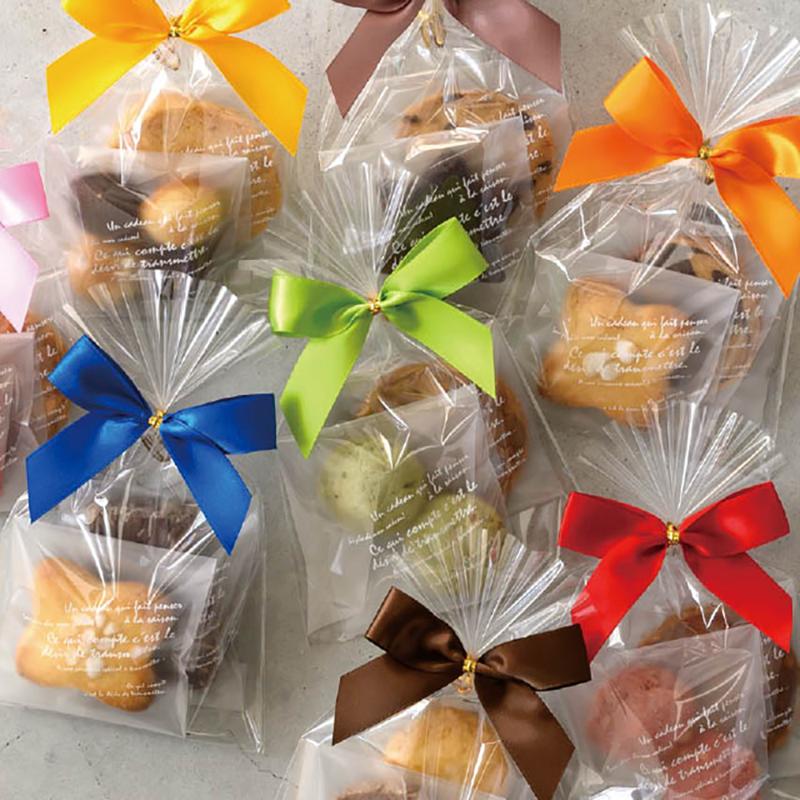 ギフト資材 LG-YT1 サテンリボンワイヤータイライトグリーン-1(50個) ヘッズ