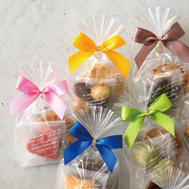 ギフト資材 YE-YT1 サテンリボンワイヤータイイエロー-1(50個) ヘッズ