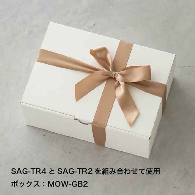 贈答用飾り SAG-TR4 サテンリボンゴムタッグゴールド-4(10個) ヘッズ