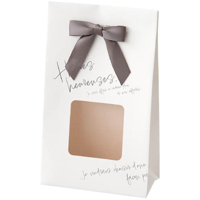 ラッピング用品 FCA-1WP フレンチカジュアル窓付ペーパーバッグ-1(20枚) ヘッズ