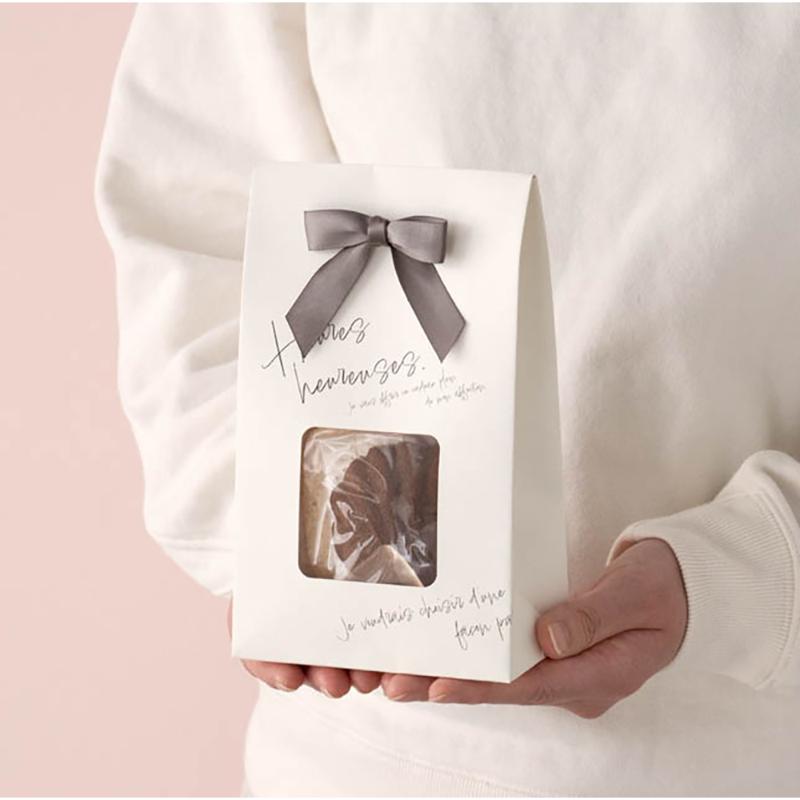 ラッピング用品 FCA-1WP フレンチカジュアル窓付ペーパーバッグ-1(20枚) ヘッズ