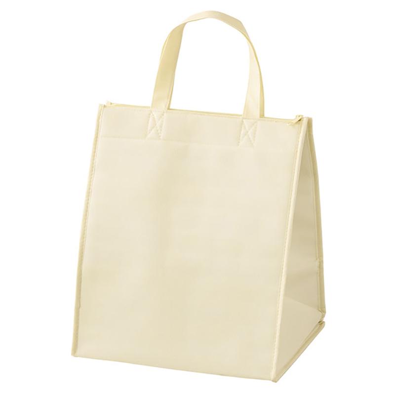 保冷バッグ MIV-1CB 無地アイボリークールバッグ-1(5枚) ヘッズ