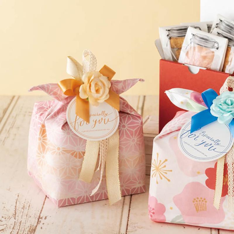 ラッピング用品 JT-AZB 和模様あづまバッグセット/麻の葉(10セット) ヘッズ