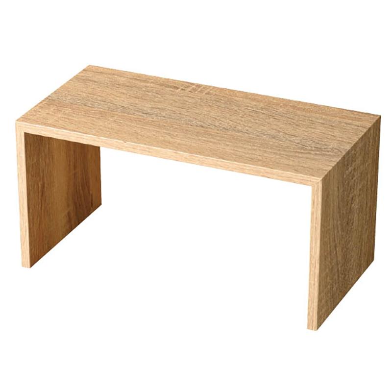 陳列備品 ZYU-KON1 コの字ラックM/ナチュラル-1(2個) ヘッズ