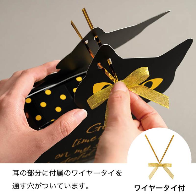 ギフト箱 BLC-DB1 ブラックキャットダイカットボックス-1(10枚) ヘッズ