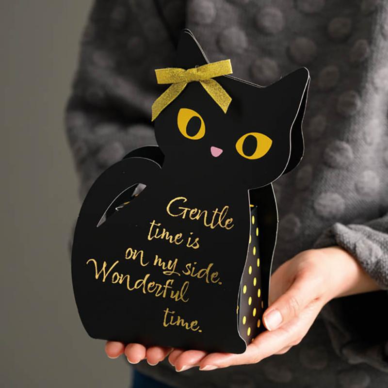 ギフト箱 BLC-DB1 ブラックキャットダイカットボックス-1(10枚) ヘッズ