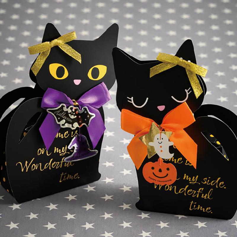 ギフト箱 BLC-DB1 ブラックキャットダイカットボックス-1(10枚) ヘッズ