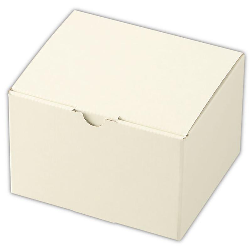 ギフト箱 MOW-GB4 無地オフホワイトギフトボックス-4(10枚) ヘッズ