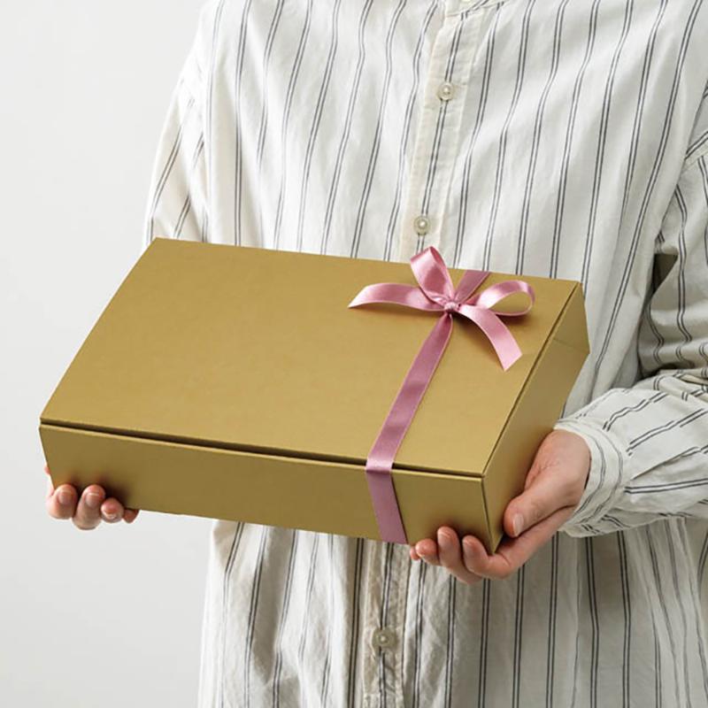 ギフト箱 MTG-GB1 無地ワンタッチギフトBOX-1/メタリックゴールド(20枚) ヘッズ