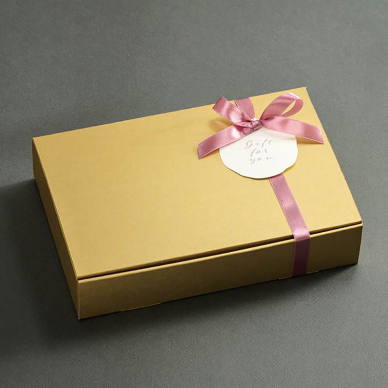 ギフト箱 MTG-GB1 無地ワンタッチギフトBOX-1/メタリックゴールド(20枚) ヘッズ