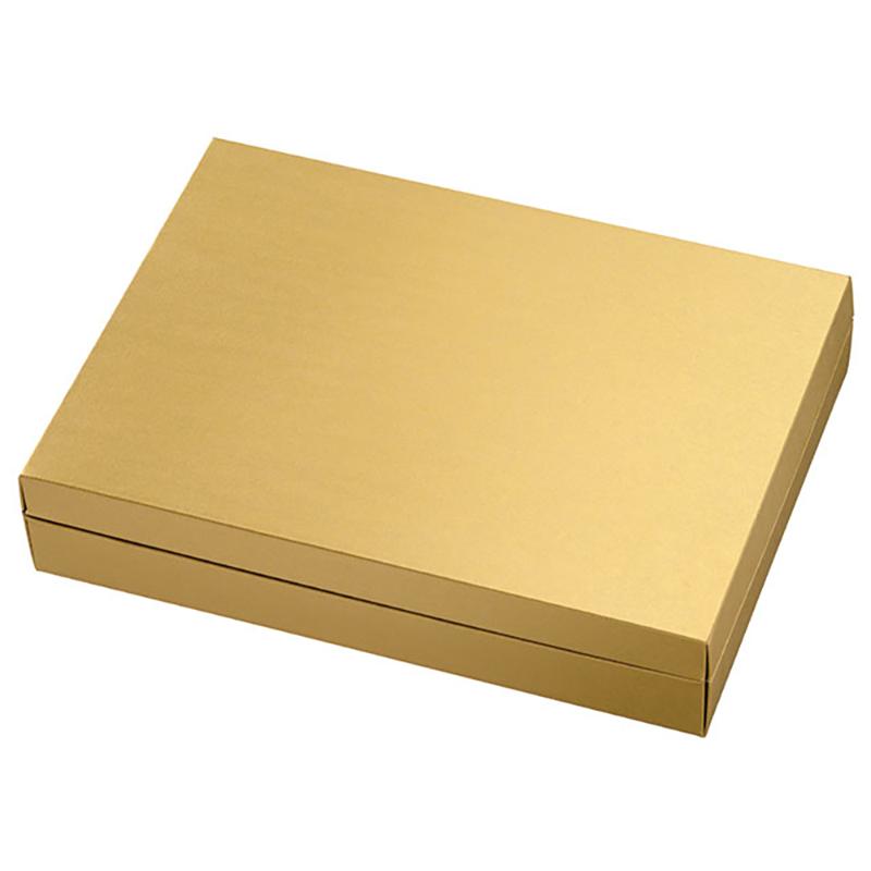 ギフト箱 MTG-GM 無地メタリックゴールドギフトBOX-M(10枚) ヘッズ