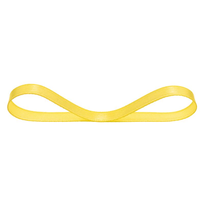 ギフト資材 0640R サテンリボンYELLOW6mm(1巻) ヘッズ