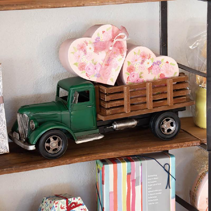 ディスプレイ雑貨 BRZ-INT6 インテリアブリキトラック-6 ヘッズ