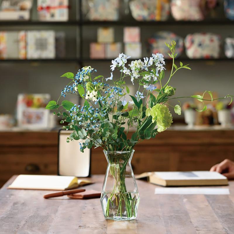 花器 GLS-FB16 スタンディングガラスフラワーベース-16(4個) ヘッズ