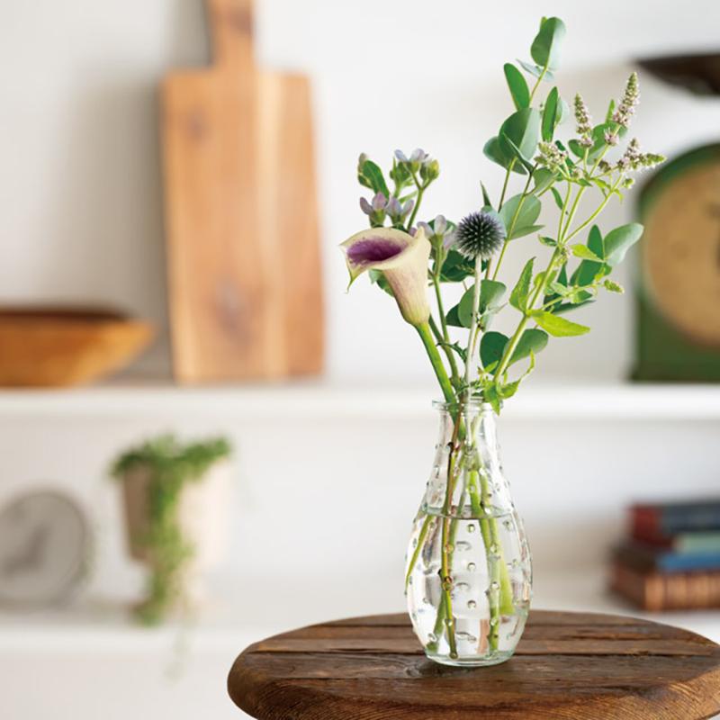 花器 GLS-FB8 スタンディングガラスフラワーベース-8(9個) ヘッズ