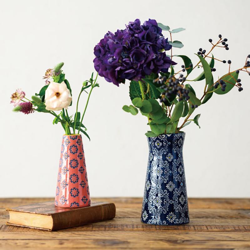 花器 HNP-FB31 ハンドメイドプリントフラワーベース-31(2個) ヘッズ