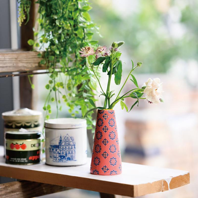 花器 HNP-FB31 ハンドメイドプリントフラワーベース-31(2個) ヘッズ