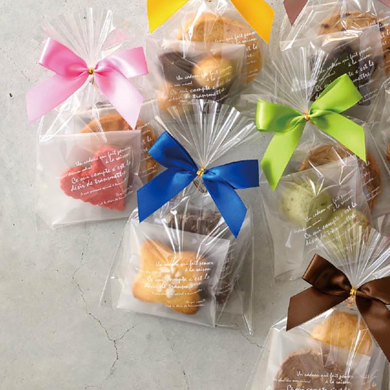 ギフト資材 BU-YT1 サテンリボンワイヤータイブルー-1(50個) ヘッズ