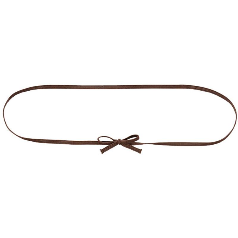 贈答用飾り DBR-TR1 リボンゴムタッグ-1/ダークブラウン(30個) ヘッズ