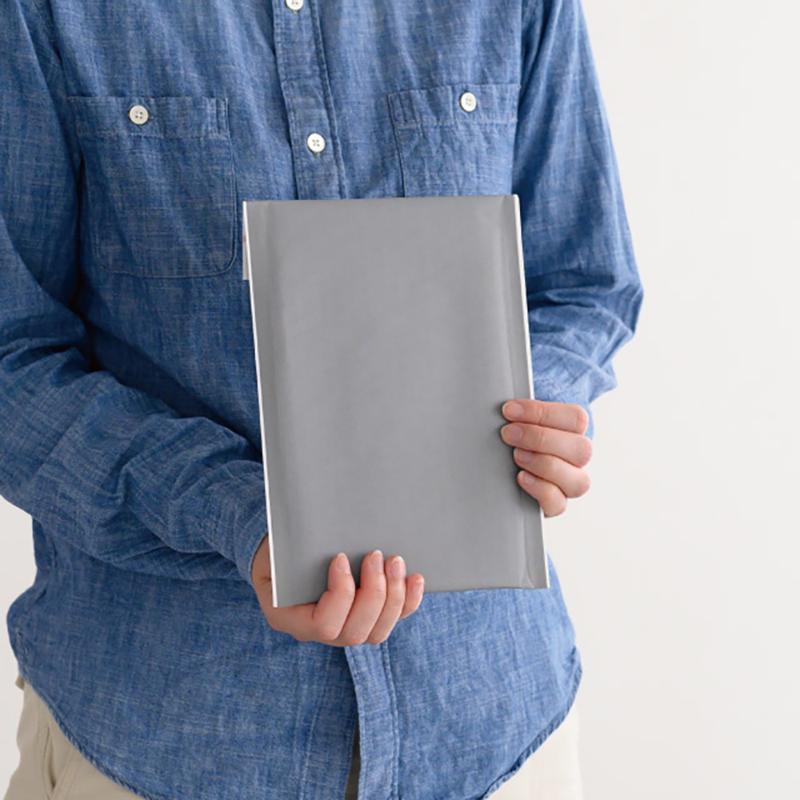 発送資材 MWG-TBP3 無地緩衝材付宅配ペーパーバッグ-3/WG(10枚) ヘッズ