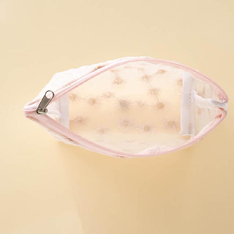 ラッピング用品 LHN-POS レースハンドメイドポーチ-S/ピンク(10個) ヘッズ