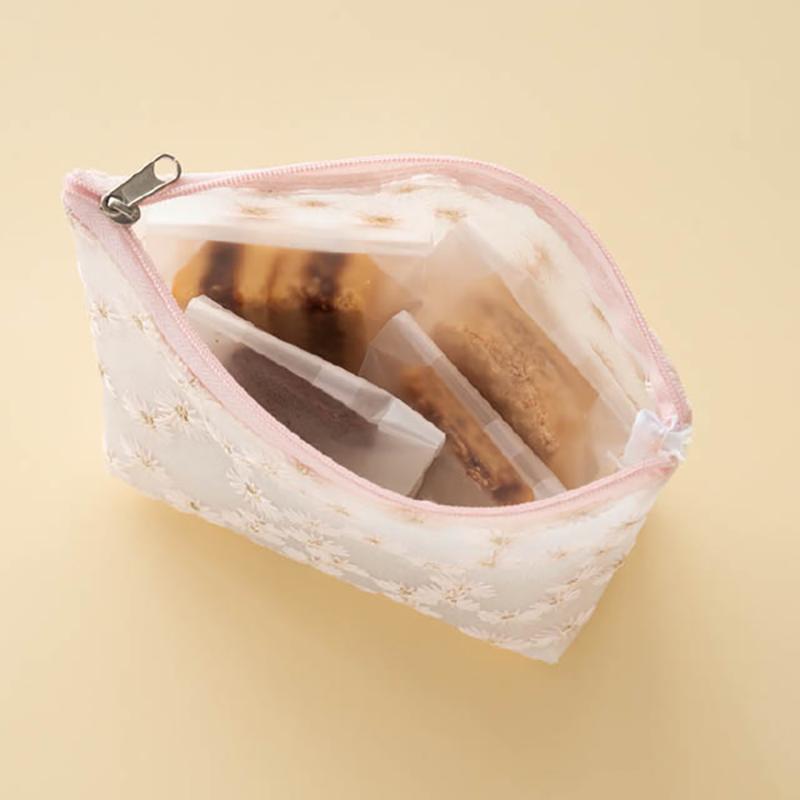 ラッピング用品 LHN-POS レースハンドメイドポーチ-S/ピンク(10個) ヘッズ