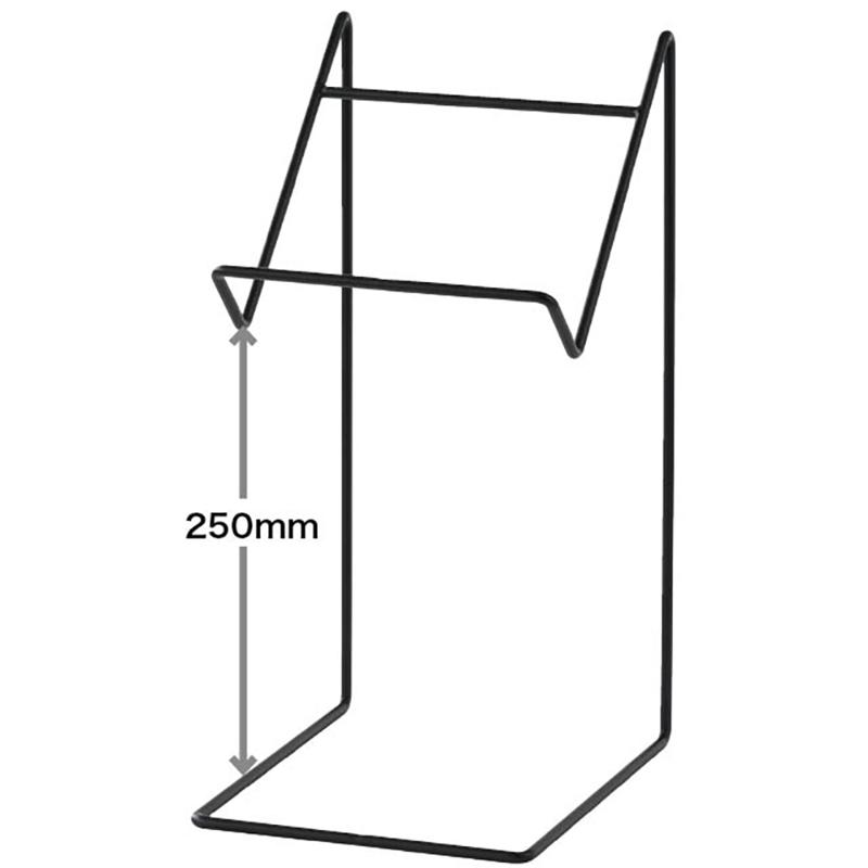 陳列備品 ZYU-GIS1 ワイヤーギフトスタンド/ブラック-1(2個) ヘッズ