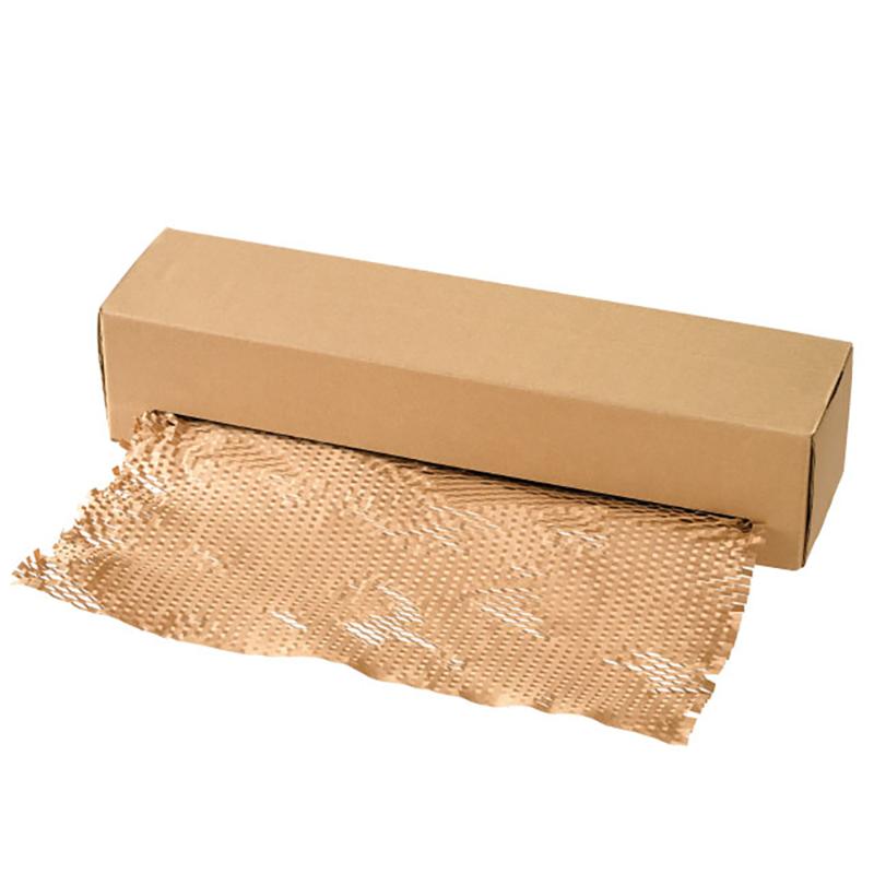 ギフト資材 MKR-SET1 クラフト緩衝材ロールボックス付-1/50cm幅 ヘッズ