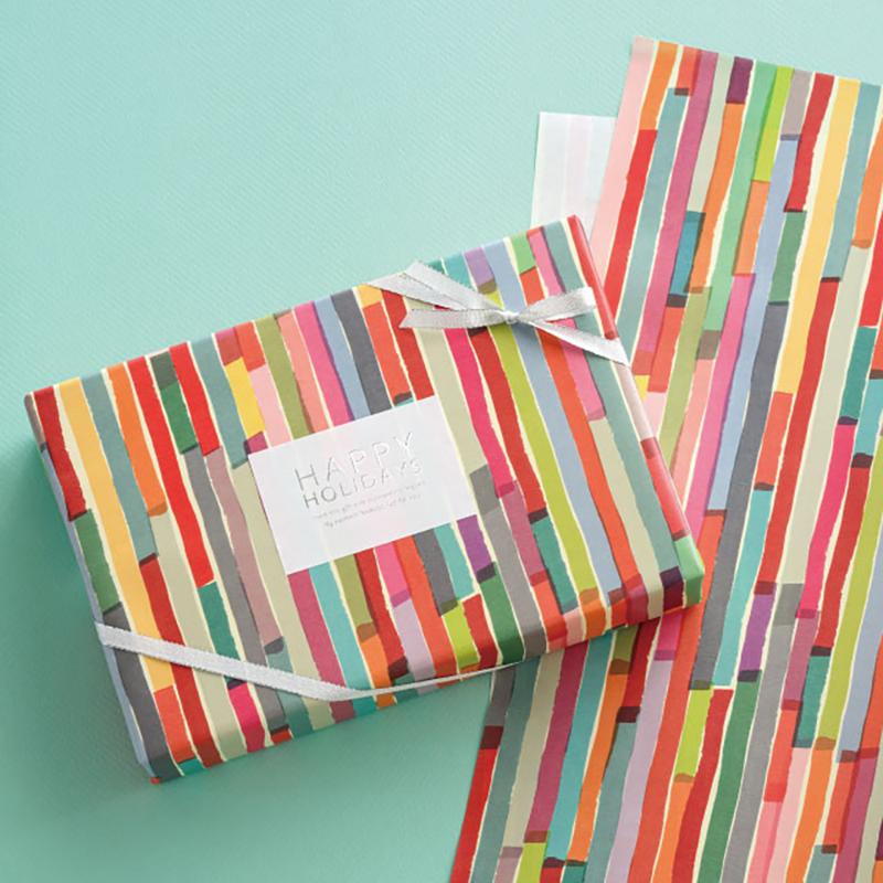 ギフト資材 COA-1WZ カラフルアート包装紙-1(全紙)(50枚) ヘッズ