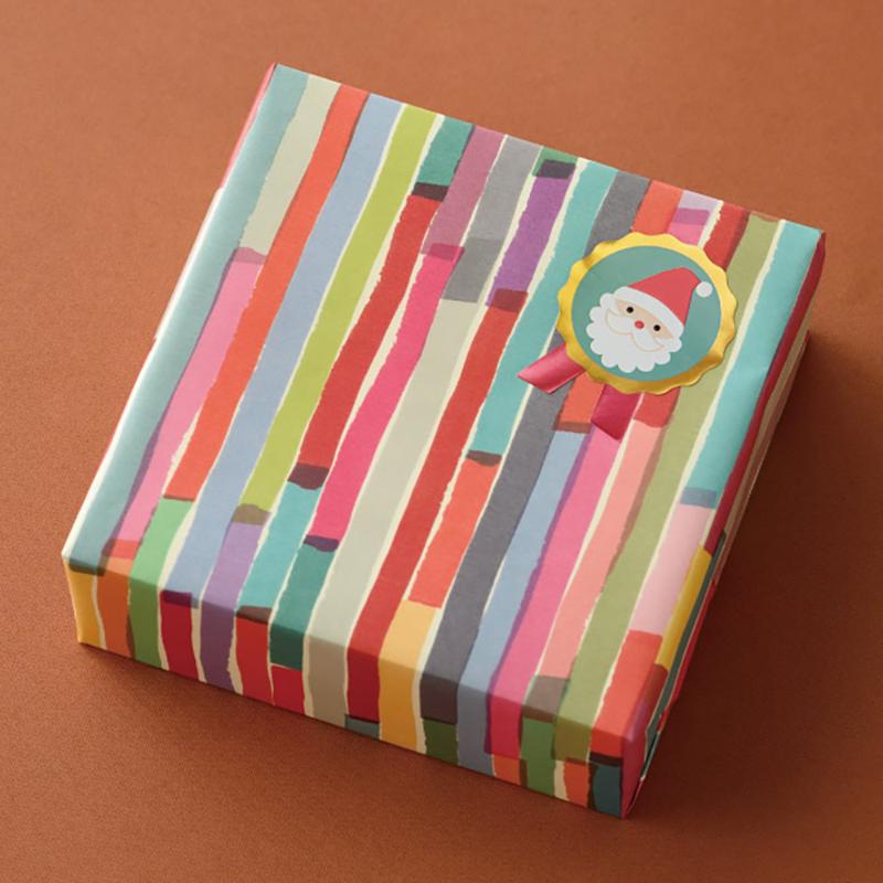 ギフト資材 COA-1WZ カラフルアート包装紙-1(全紙)(50枚) ヘッズ