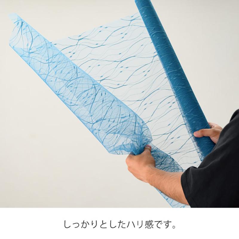 ギフト資材 WVF-RO1 ウェーブファブリックロール-1/クリーム ヘッズ