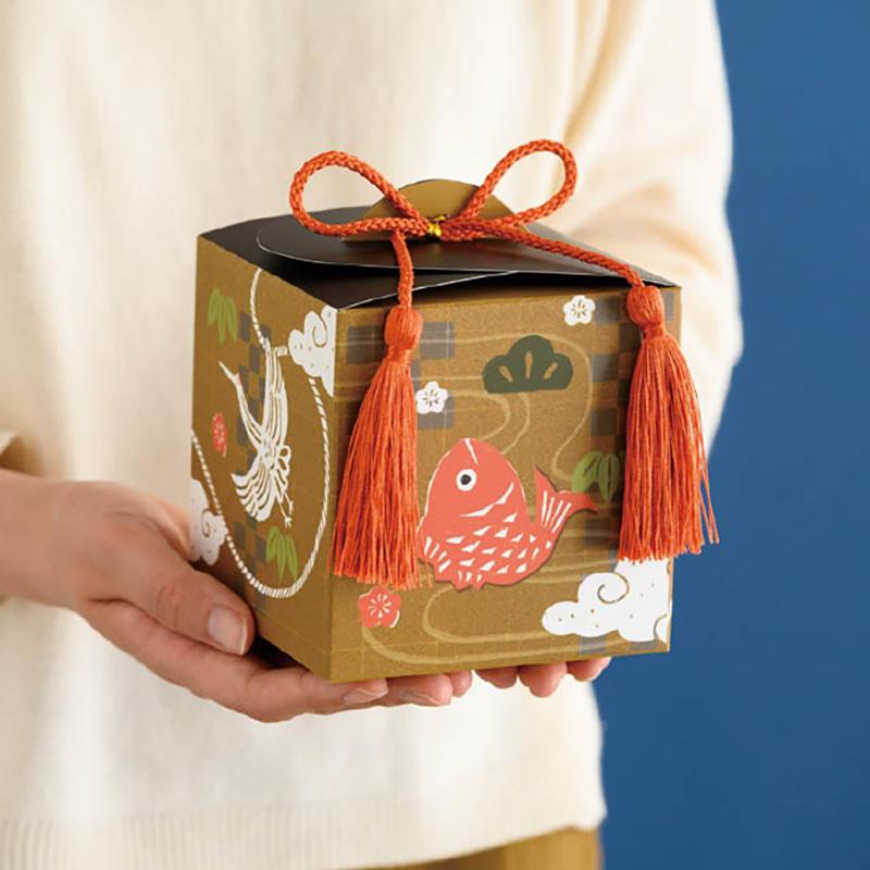 ギフト箱 ENQ-GM えんぎものキューブギフトボックス-M(10枚) ヘッズ