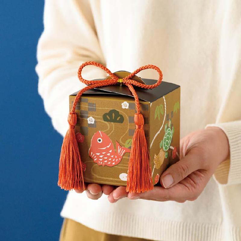 ギフト箱 ENQ-GS えんぎものキューブギフトボックス-S(10枚) ヘッズ