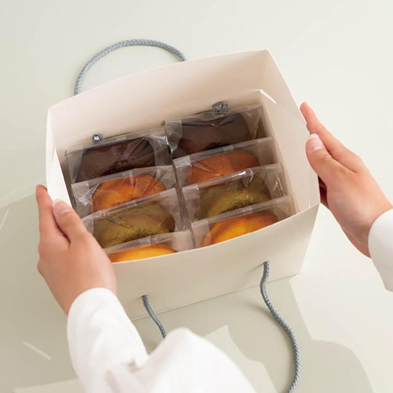 ギフト箱 GRS-GBBM グレイッシュスタイルギフトボックスバッグ型-M(10枚) ヘッズ