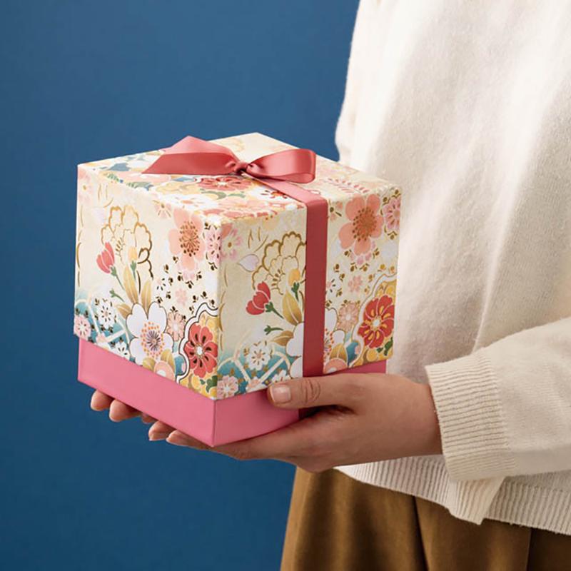 ギフト箱 KMG-HBM 着物柄貼箱-M(6個) ヘッズ