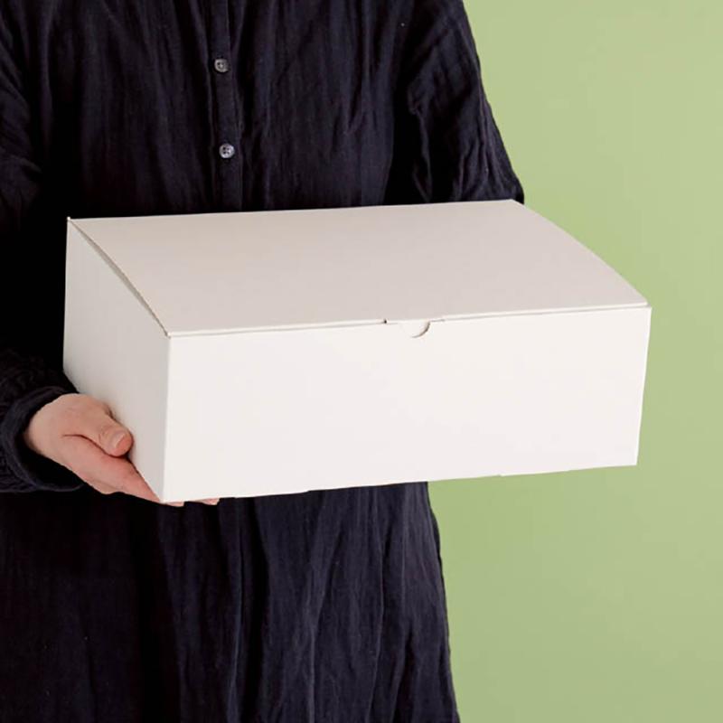 ギフト箱 MOW-LGB1 無地オフホワイトギフトボックス-L1(10枚) ヘッズ